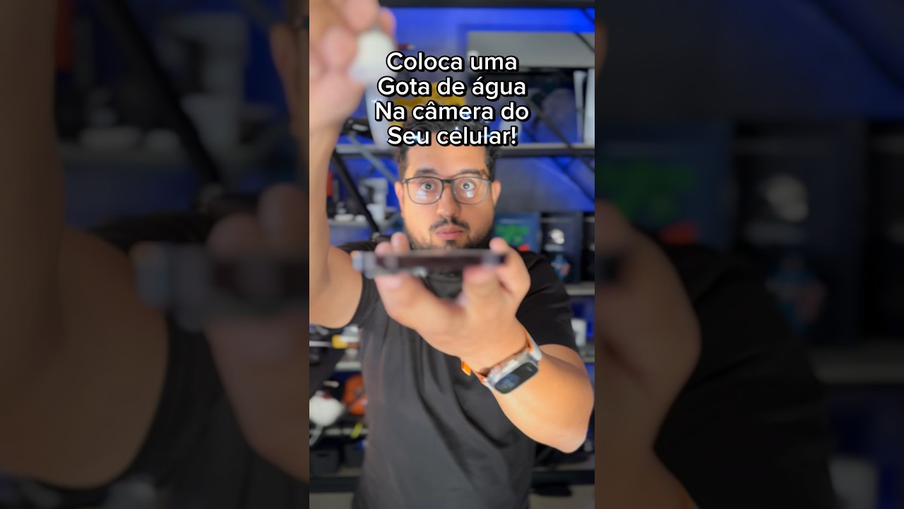 Experimento como fazer uma camera macro com gotas de água
