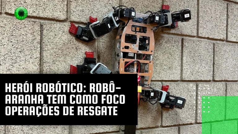 Herói robótico: robô-aranha tem como foco operações de resgate