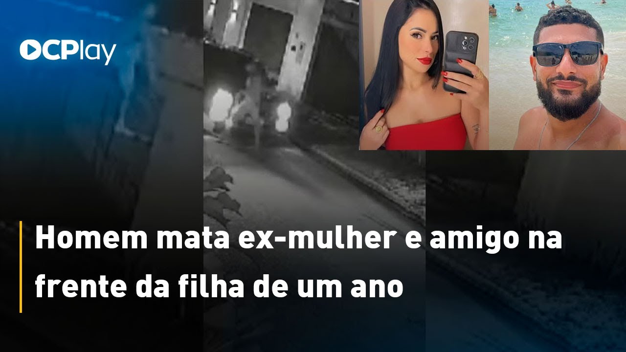 Homem mata a ex-mulher e amigo na frente da filha de um ano