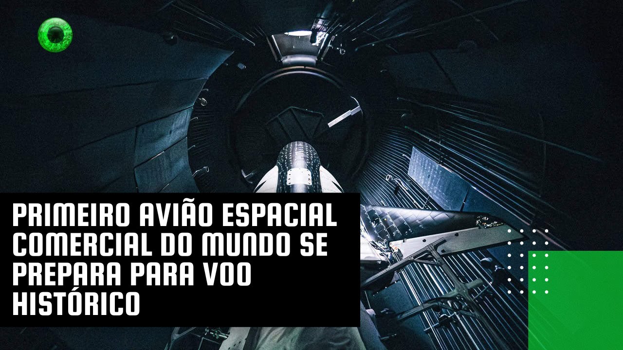 Primeiro avião espacial comercial do mundo se prepara para voo histórico