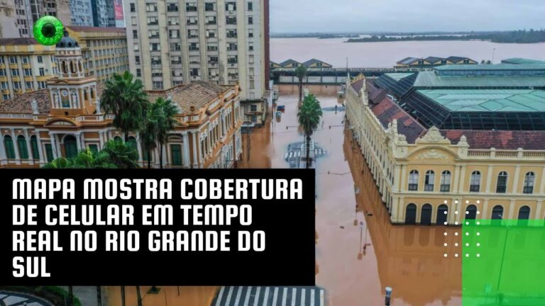 Mapa mostra cobertura de celular em tempo real no Rio Grande do Sul