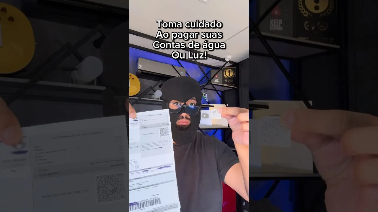 Novo tipo de golpe com conta de luz e água tome cuidado