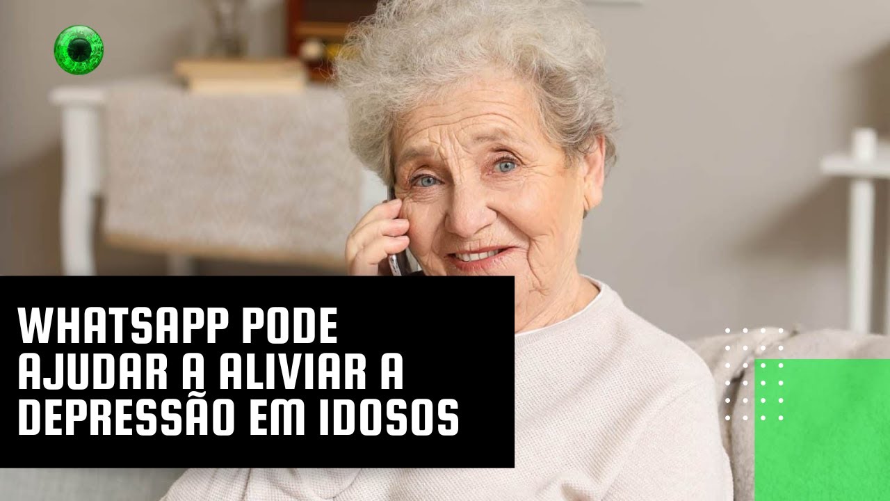 WhatsApp pode ajudar a aliviar a depressão em idosos