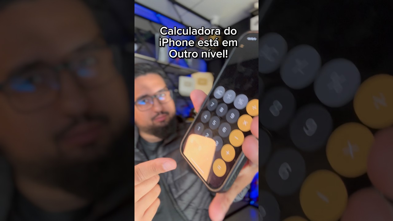 Calculadora do iPhone foi para outro nível no iOs18