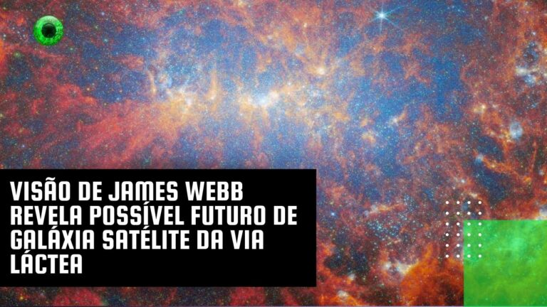 Visão de James Webb revela possível futuro de galáxia satélite da Via Láctea
