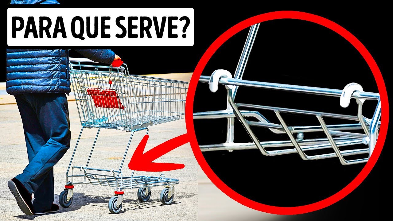 Você Sabia da Utilidade Desta Grade nos Carrinhos de Compras? + Outras Coisas com Funções Ocultas