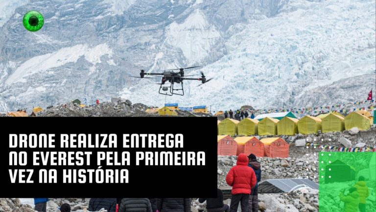 Drone realiza entrega no Everest pela primeira vez na história
