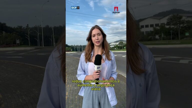 Binários em Jaraguá do Sul melhoram a mobilidade urbana e segurança no trânsito.