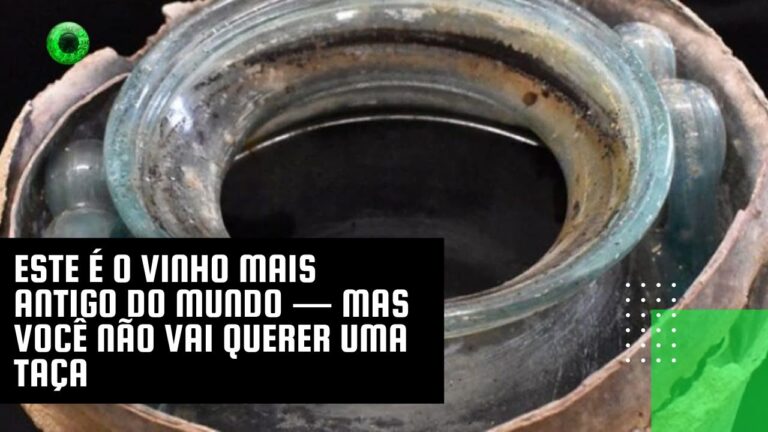 Este é o vinho mais antigo do mundo — mas você não vai querer uma taça