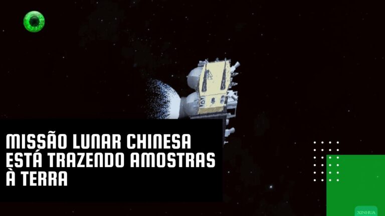 Missão lunar chinesa está trazendo amostras à Terra