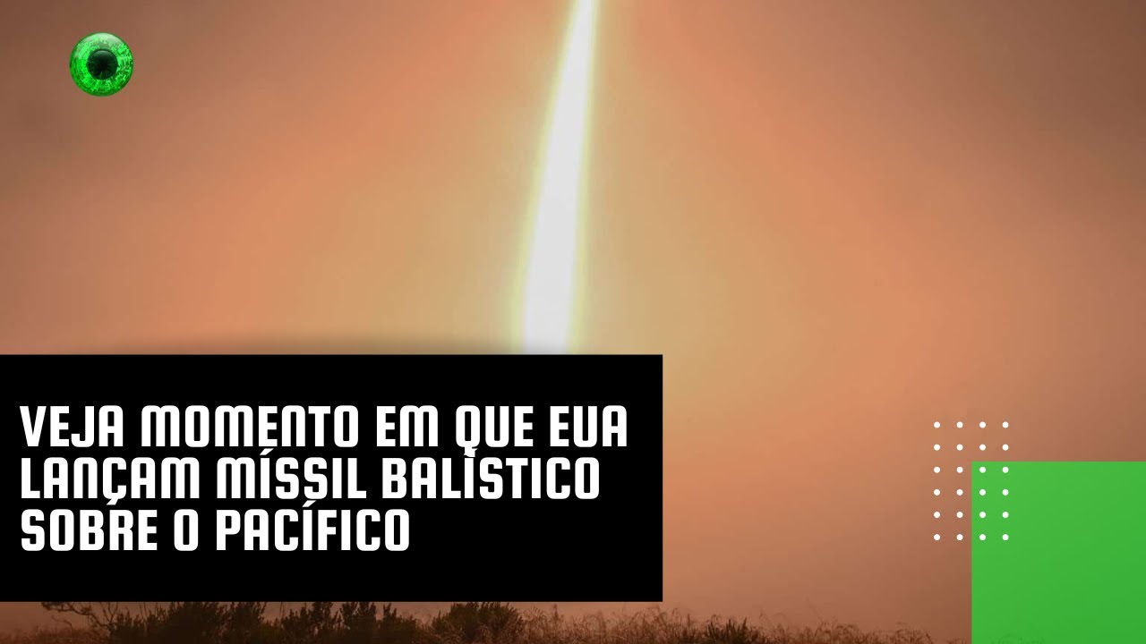 Veja momento em que EUA lançam míssil balístico sobre o Pacífico