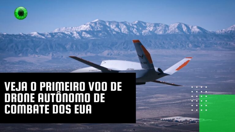 Veja o primeiro voo de drone autônomo de combate dos EUA
