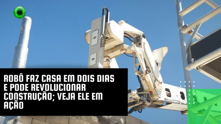 Robô faz casa em dois dias e pode revolucionar construção; veja ele em ação