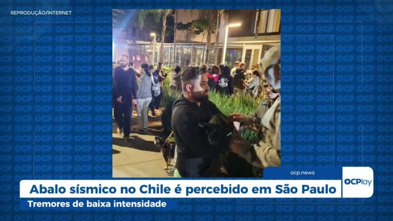 Abalo sísmico no Chile é percebido em São Paulo