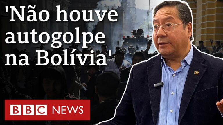 Presidente Luis Arce nega ter havido autogolpe na Bolívia | Entrevista à BBC News Brasil