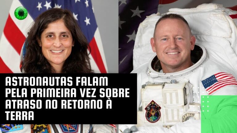 Astronautas falam pela primeira vez sobre atraso no retorno à Terra