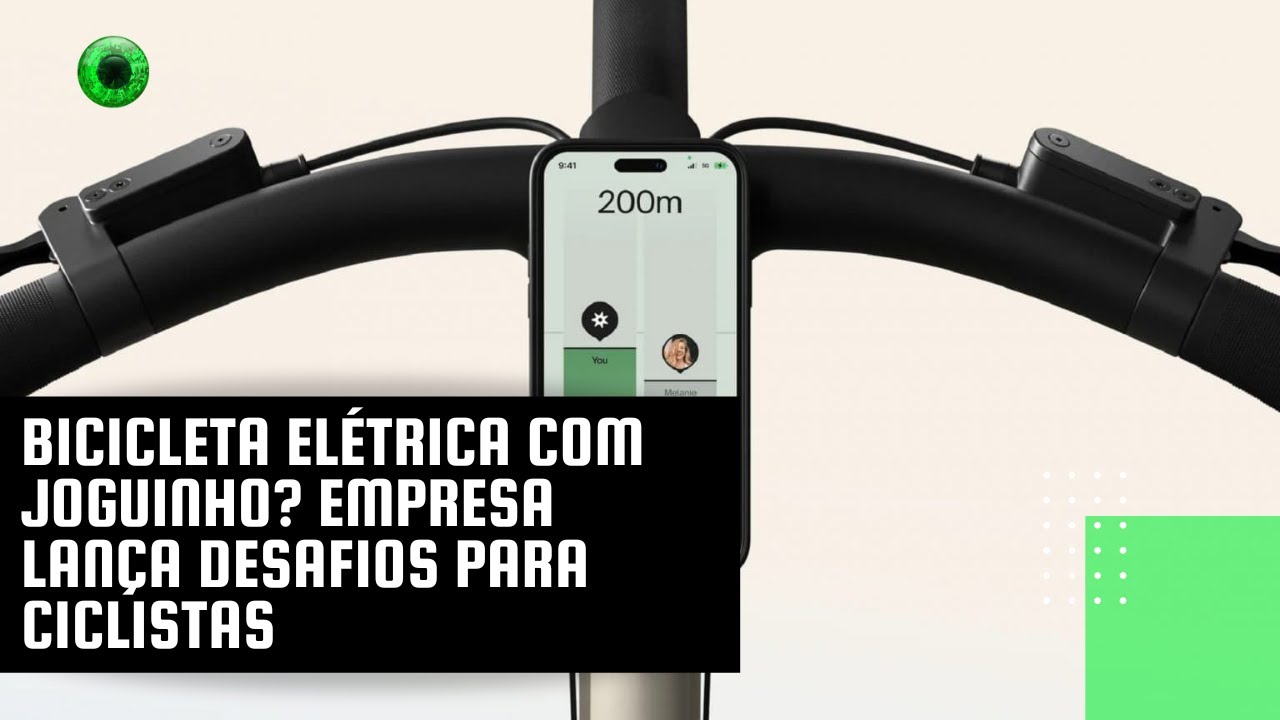 Bicicleta elétrica com joguinho? Empresa lança desafios para ciclistas