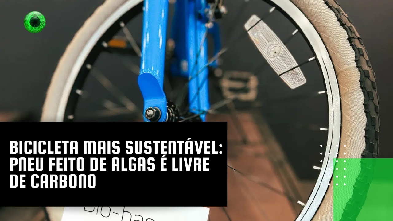 Bicicleta mais sustentável: pneu feito de algas é livre de carbono