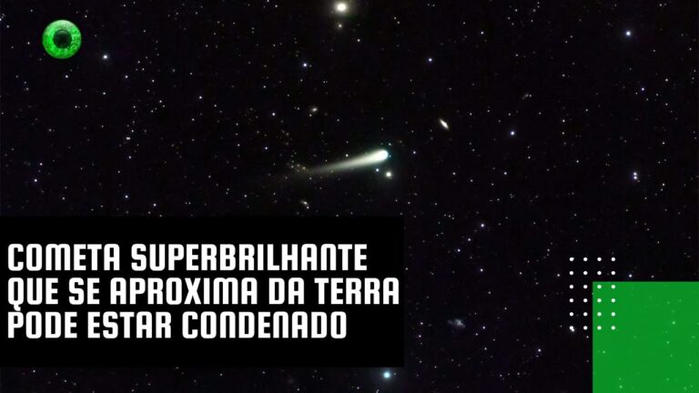 Cometa superbrilhante que se aproxima da Terra pode estar condenado