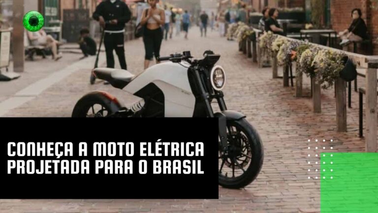 Conheça a moto elétrica projetada para o Brasil