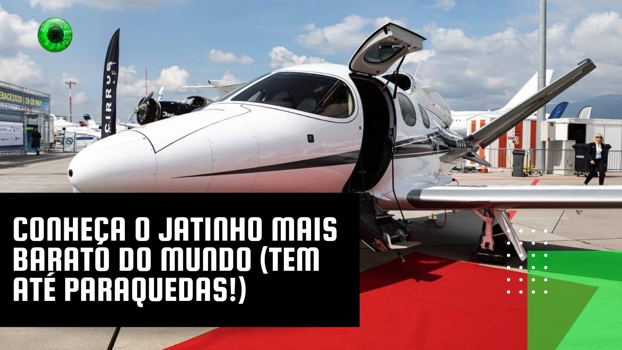 Conheça o jatinho mais barato do mundo (tem até paraquedas!)