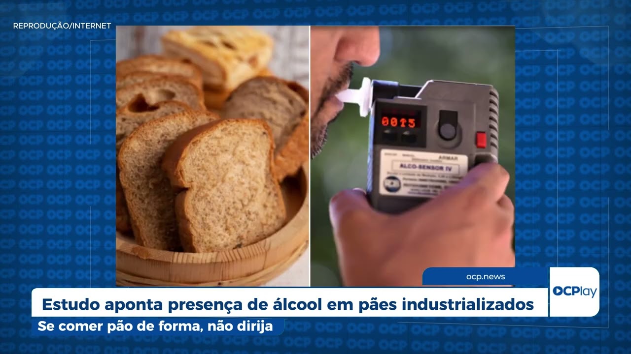 Presença de álcool em pão de forma pode levar motorista a flagrante no bafômetro.