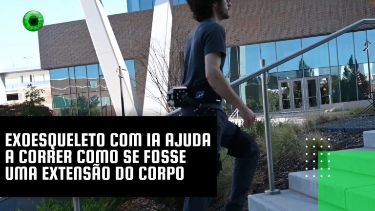 Exoesqueleto com IA ajuda a correr como se fosse uma extensão do corpo