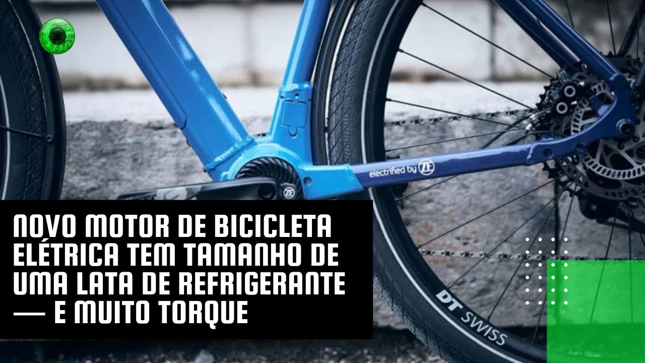 Novo motor de bicicleta elétrica tem tamanho de uma lata de refrigerante — e muito torque