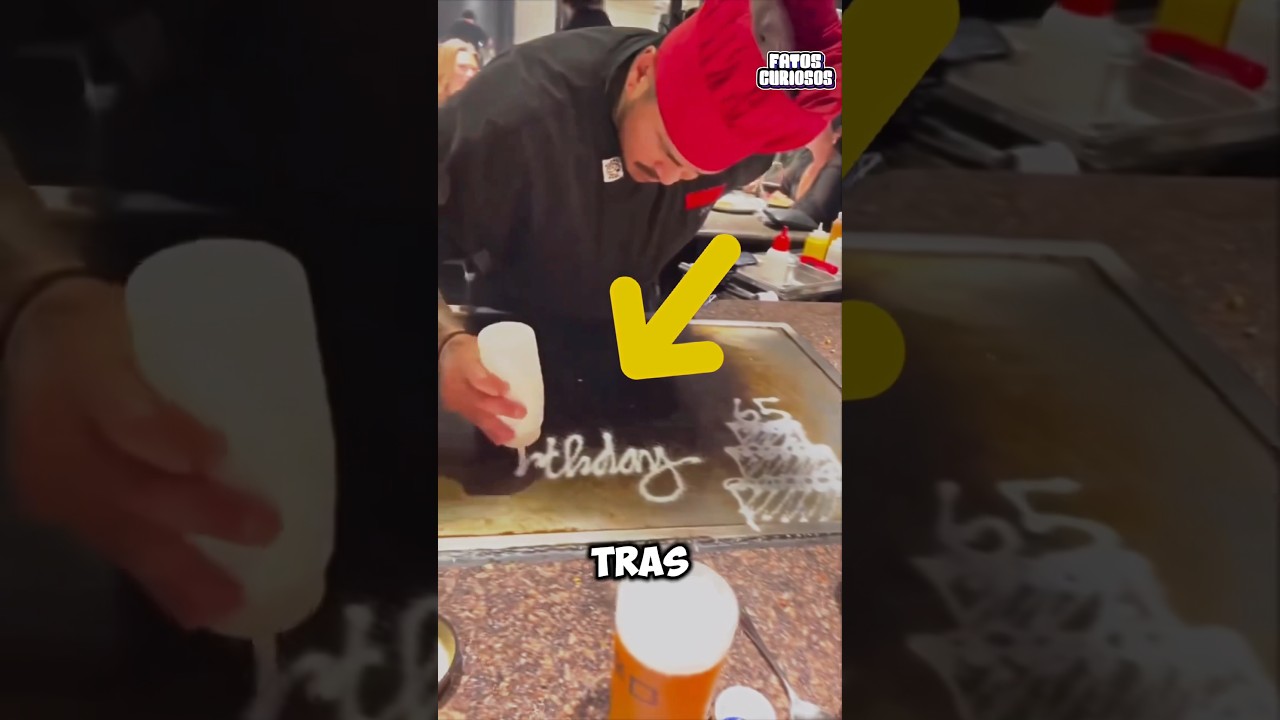 ESSE CHEF IMPRESSIONOU A TODOS COM SEU INCRÍVEL TALENTO 😯👏