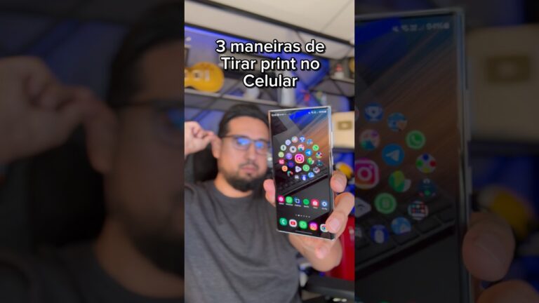 Três madeiras de tirar a captura de tela no seu celular e a última ninguém sabe