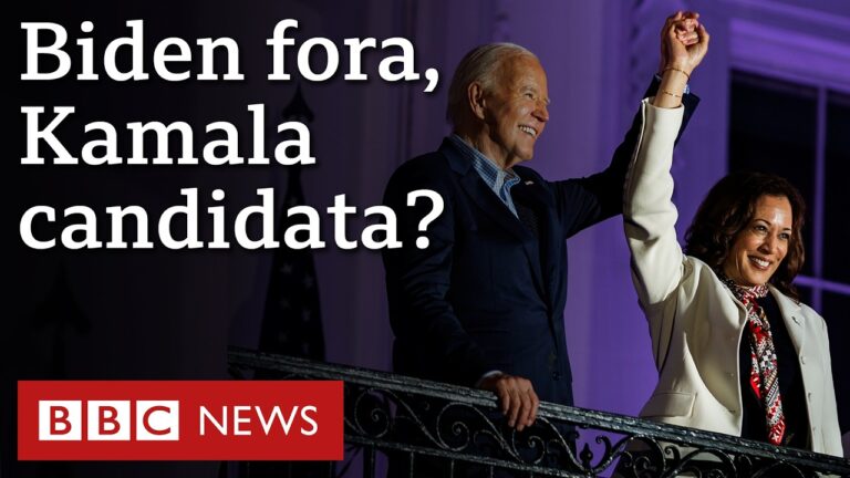 Após Biden desistir da candidatura e endossar Kamala Harris, quais os próximos passos?