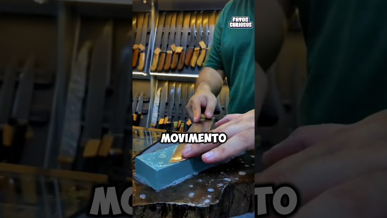 ESSE HOMEM É UM MAGO EM AMOLAR FACAS 🧙‍♂️🔪