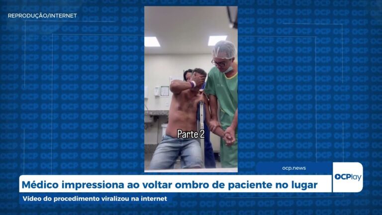 Médico de Goiânia impressiona ao voltar ombro de paciente no lugar