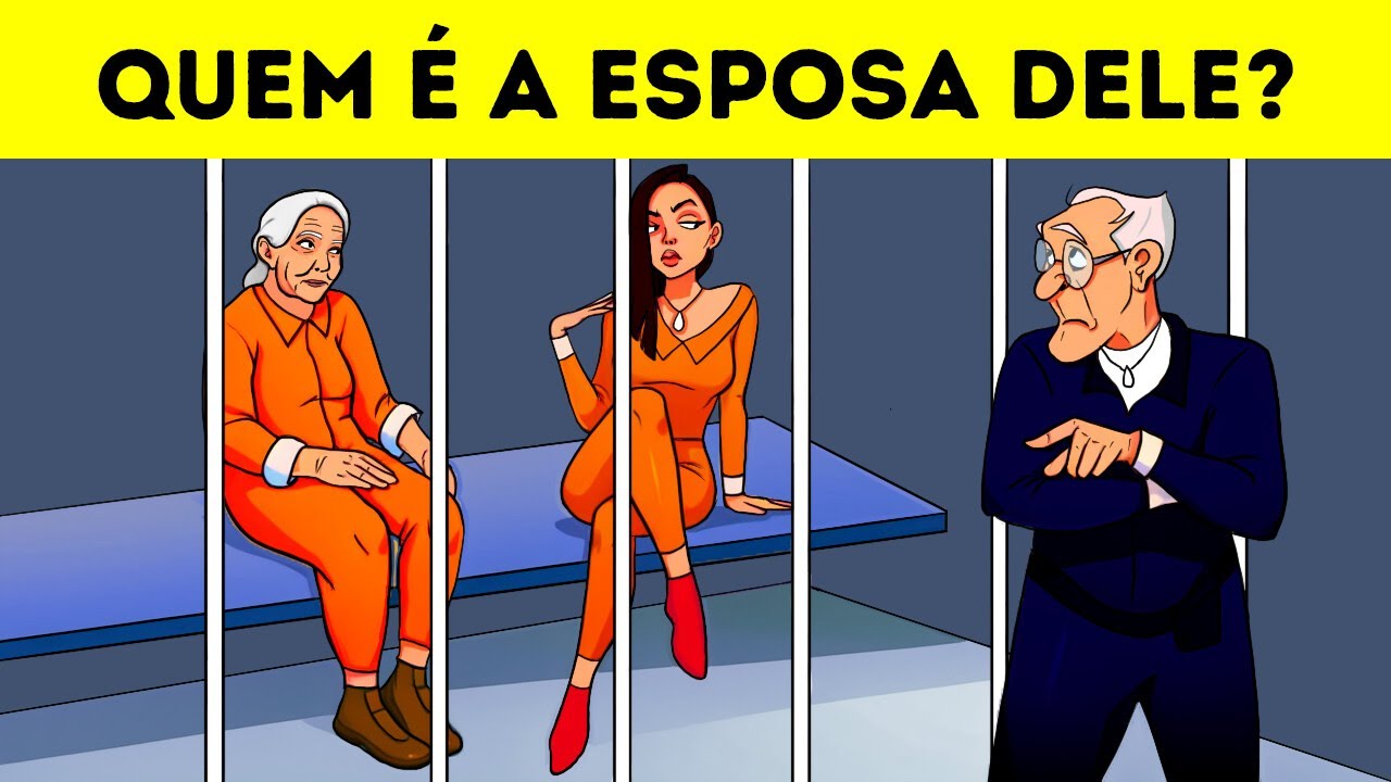 Não conseguimos resolver esses enigmas, você consegue?