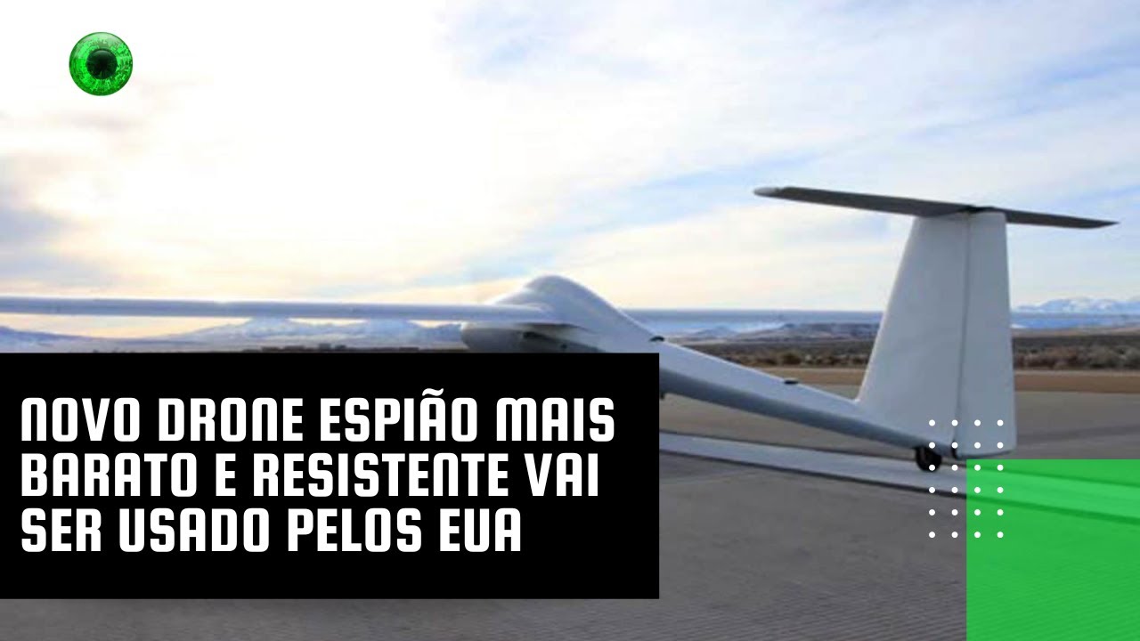 Novo drone espião mais barato e resistente vai ser usado pelos EUA