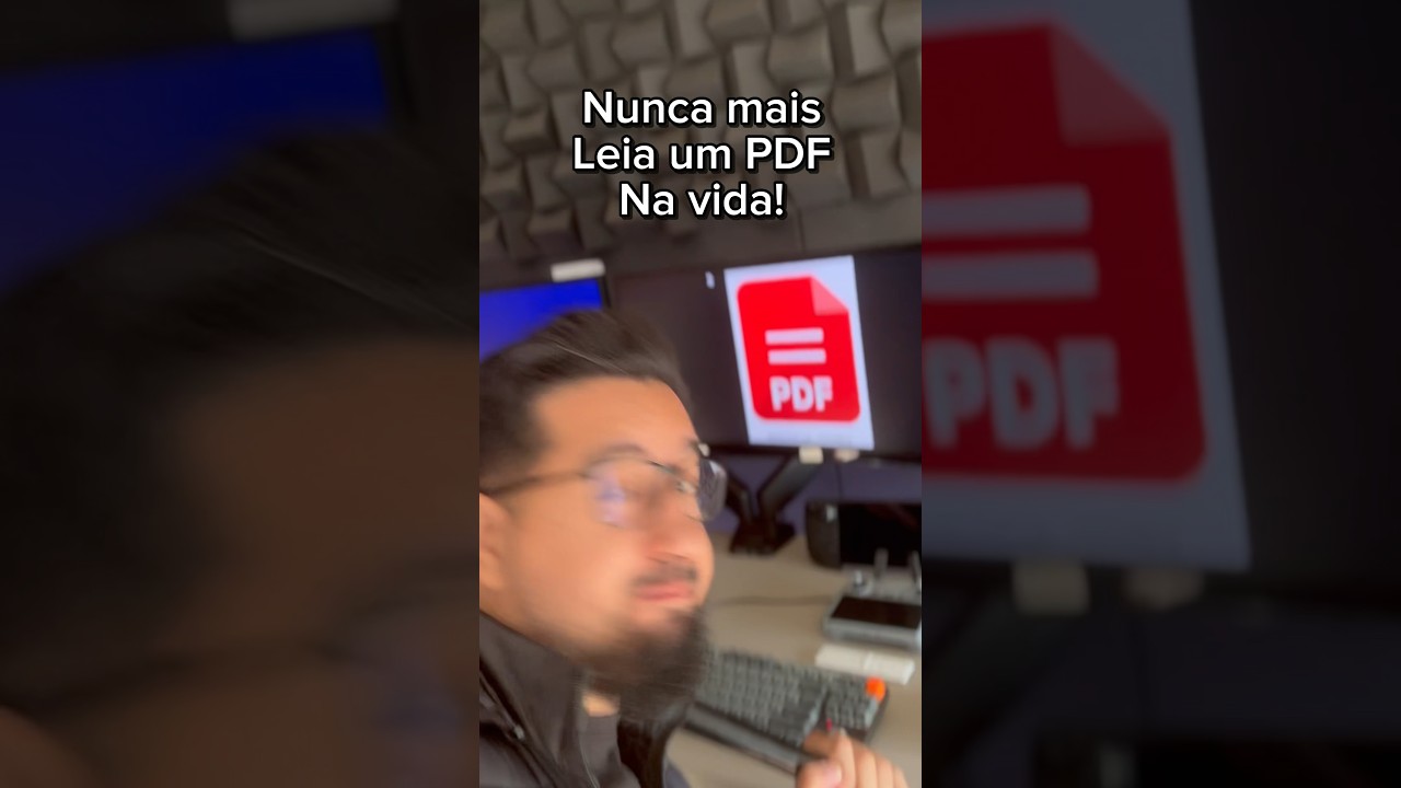 Nunca mais leio um PDF na sua vida