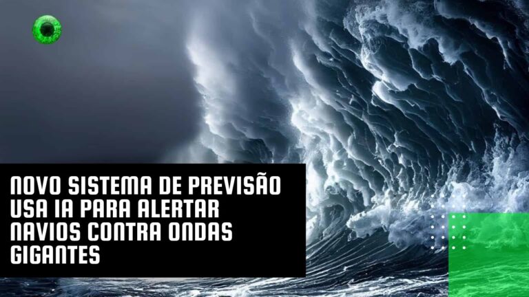 Novo sistema de previsão usa IA para alertar navios contra ondas gigantes