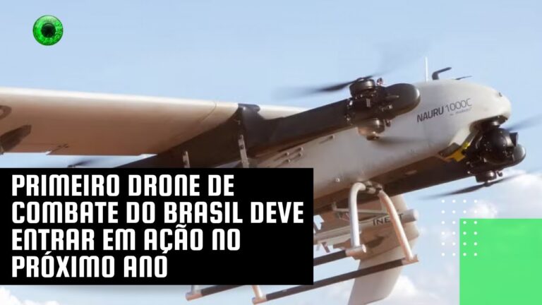 Primeiro drone de combate do Brasil deve entrar em ação no próximo ano