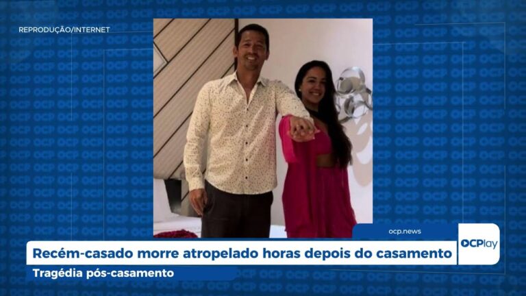 Recém-casado morre atropelado horas depois do casamento