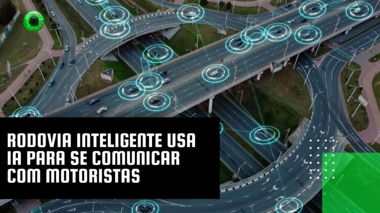 Rodovia inteligente usa IA para se comunicar com motoristas