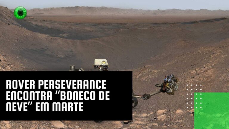 Rover Perseverance encontra “boneco de neve” em Marte