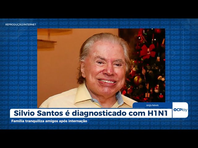 Silvio Santos é diagnosticado com H1N1