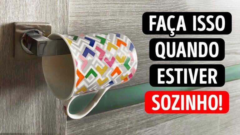 Embrulhe a maçaneta de sua porta em papel alumínio + 100 dicas para manter sua casa segura