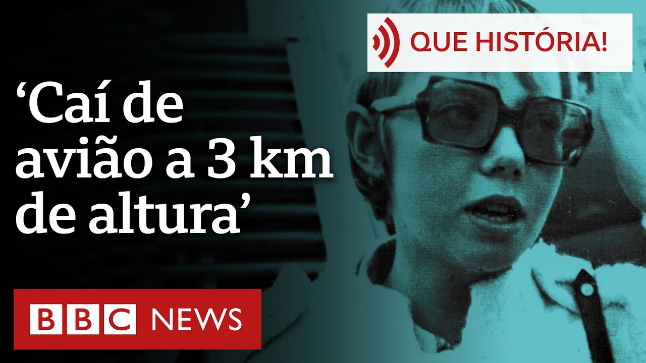 A mulher que caiu de avião destruído por raio a 3 km de altura