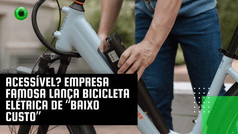 Acessível? Empresa famosa lança bicicleta elétrica de “baixo custo”