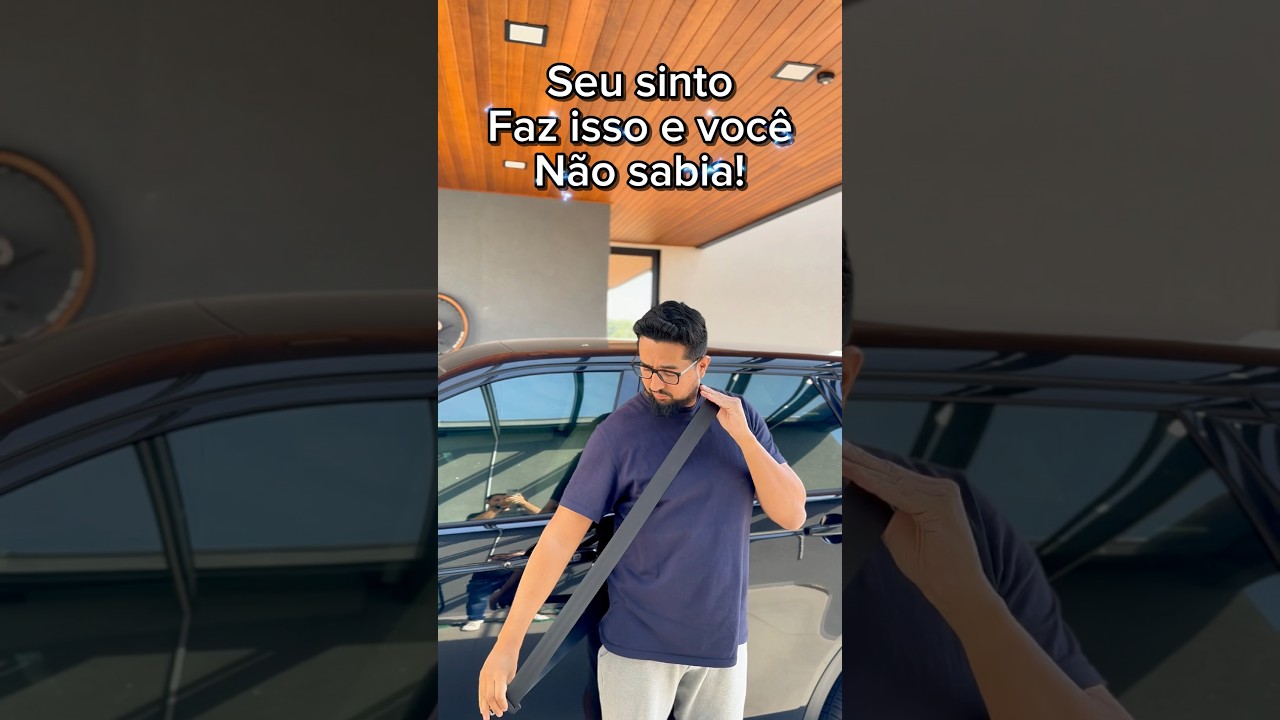 Duas super dicas que você pode fazer com cinto de segurança do seu carro