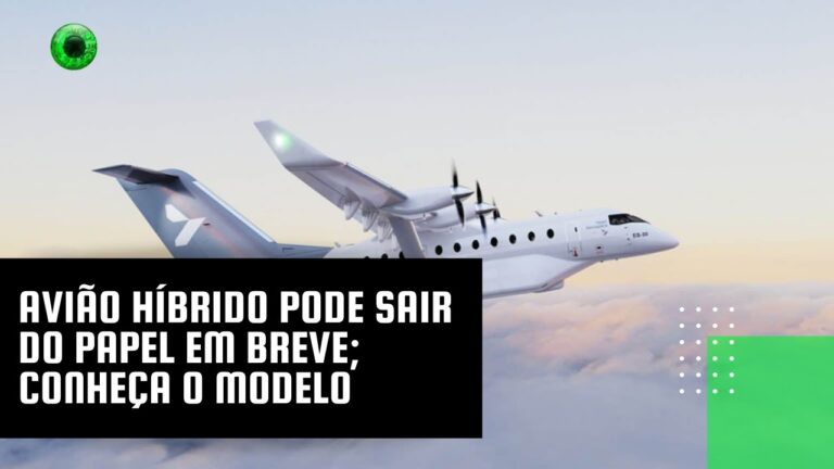 Avião híbrido pode sair do papel em breve; conheça o modelo