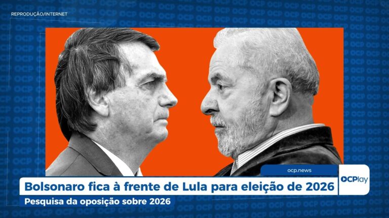 Bolsonaro fica à frente de Lula para eleição de 2026