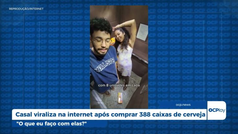 Casal viraliza na internet após comprar 388 caixas de cerveja