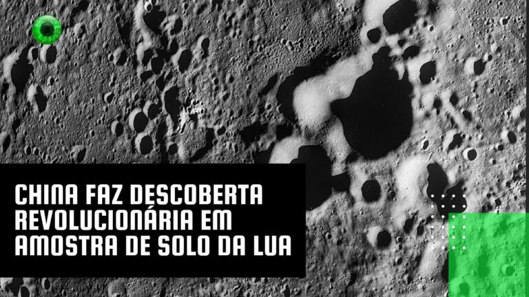 China faz descoberta revolucionária em amostra de solo da Lua